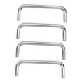thumbnail image 4 of OUNONA Sturdy Iron Pull Handles for Industry Equipment Use Smooth Surface and Durable 4 Pieces Silver, 4 of 8