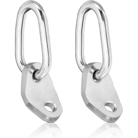 2 Sets 7100 Lifting Bracket Set, 5,500 lb Capacity Engine Lift Bracket for use with Lifting Slings and Load Levelers, Engine Hoist Leveler, Engine Stand. 2 Set(Silver) 2 Set(Silver) 2 2