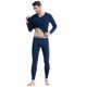 thumbnail image 5 of Ropa interior térmica catiónica con cuello en V para hombre, pantalones de otoño ajustados, transpirables, de cintura media, ropa interior ligera y suave para hombre, 5 of 5