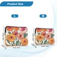 thumbnail image 4 of FORMRS 13-13.3 inch Laptop Sleeve Case Soft Carrying Quilted Computer Bag Cover, Hand Drawn Floral, 4 of 7