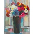 thumbnail image 2 of Khorasani, Hooshang 11x14 White Modern Wood Framed Museum Art Print Titled - Touch of Blue, 2 of 4
