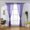 Purple, variant on Christmas Snowflake Window Curtain - 80x200cm Voile Drape for Holiday Decor, Christmas Snowflake Curtain Window Voile Drape Valance