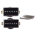 thumbnail image 1 of Humbucker B Forma Doble Salida Cromo Transductor eléctrico Transductor Pickups Estabilidad Material premium Reemplazo para guitarra 2 paquetes Monstrate OD010832-00, 1 of 7