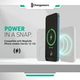 thumbnail image 3 of ChargeWorx 3-in-1 Wireless Charger, Foldable Magnetic Charging Station with 15-Watt Fast Charging, Compatible with iPhone, Samsung, and Other Phones, Smartwatches, and Headphones, White, 3 of 7