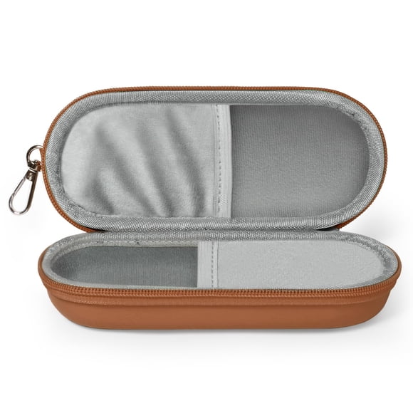Estuche para Anteojos Huvon Doble para Gafas y Lentes de Sol Marrón