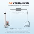 thumbnail image 6 of VEVOR 12V Linear Actuator - 6 Inch Stroke, High Load Capacity 330lbs with Mounting Bracket and IP54 Protection, 6 of 9