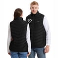 thumbnail image 5 of Penkiiy Heated Vest,Heating Vest Rechargeable,Warming Heated Jacket with 3 Heating Levels Unisex Battery Not Included Heated Vest Black, 5 of 8
