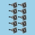 thumbnail image 2 of Renovators Supply Square Iron Cabinet Knob Pull Aztec Pewter Finish Vintage Metal Knobs for Kitchen Cabinet or Drawer Handles w/Screws Pack of 10, 2 of 2