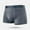 @Dark Gray, variant on Men's Stretch Modal Underwear Boxrs Stretch Breathable Comfy Elastic Comfort Breathable Boxer Briefs Trunks Causal Mens Underwear