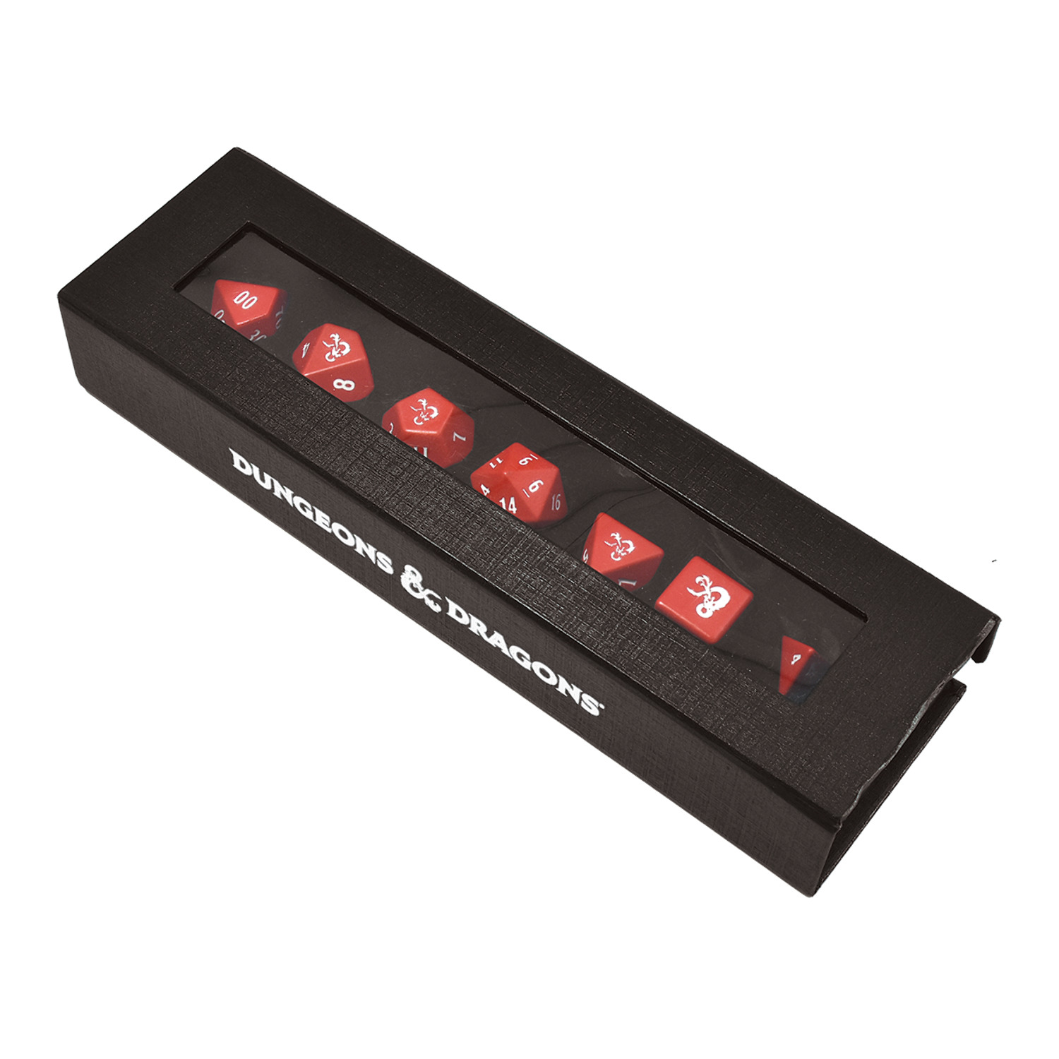 HEAVY METAL® Red and White RPG Dice Set (7ct) for Dungeons  Dragons