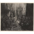 thumbnail image 3 of Rembrandt van Rijn 14x12 Black Modern Framed Museum Art Print Titled - The Three Crosses (circa 1653-1655), 3 of 5