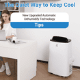 thumbnail image 5 of 15,000 BTU Portable Air Conditioner – 3-in-1 with Fan & Dehumidifier, Quiet ≤54dB, Remote & 24H Timer, Window Kit Included for Bedroom, Living Room, Office, 5 of 5
