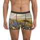 thumbnail image 1 of Fotbe Vibrant Wildflower Meadow Calzoncillos Tipo Boxer con Bolsa de Soporte Total para Hombre, X-Temp Fresco, Transpirable y de Secado Rápido-Medium, 1 of 5