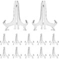 thumbnail image 1 of Caballete de plástico de 12 piezas, soporte para tablero, caballete para cuadros (transparente), 1 of 5