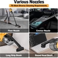thumbnail image 6 of Cordless Vacuum for DeWalt 20V Battery, Portable Handheld & Stick 2-in-1 Cleaner with 16000Pa Suction, 10L Capacity, HEPA Filter, Attachments, Includes 1 Battery for Home, Car, Floor, 6 of 8