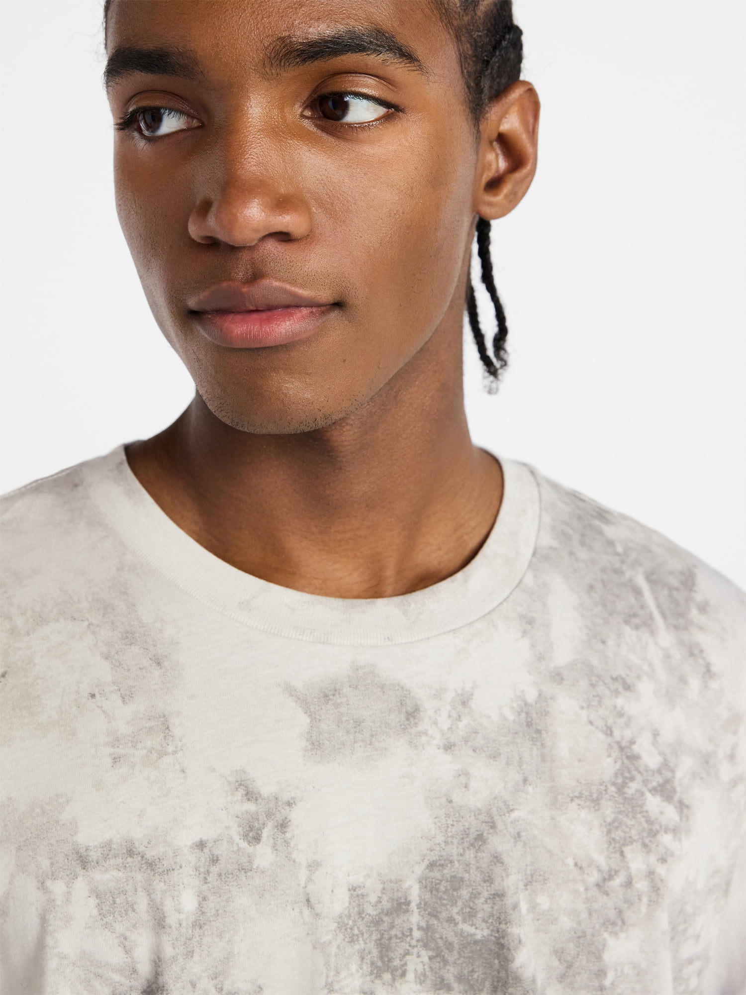 No Boundaries Standard Fit Cotton Tee with Short Sleeves, Men's and Big Men's XS-5XL