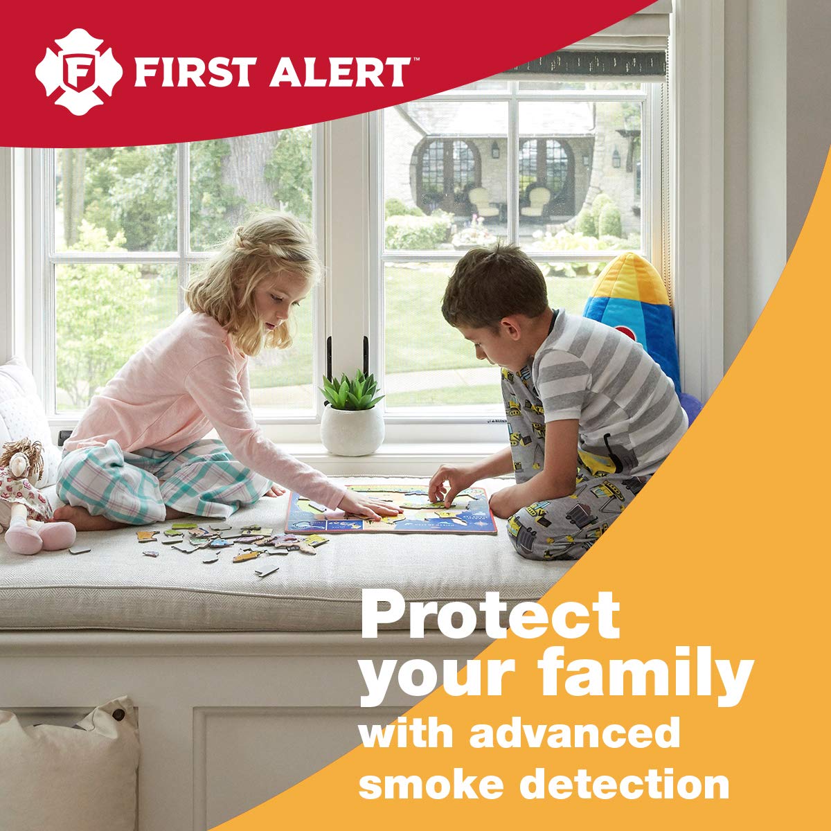 First Alert SA511CN2-3ST Interconnected Wireless Smoke Alarm with Voice Location, 2-Pack - image 2 of 9