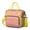 Yellow-62, variant on Leopard Aesthetic Lunch Box – Fashionable Cheetah Spot Print Cooler Tote Reusable Insulated Bag with Dual Compartments for Work or Travel