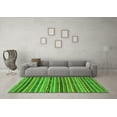 thumbnail image 3 of Ahgly Company Indoor Rectangle Abstract Green Modern Area Rugs, 4' x 6', 3 of 4