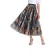 thumbnail image 1 of TRKIYQC Falda Midi de Tul para Mujer, Falda Plisada Reversible con Estampado Tie-dye de Cintura Alta Elástica TRKIYQC moda, 1 of 9