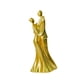 thumbnail image 5 of Figura de pareja, escultura moderna para bodas y coleccionables en la sala de estar. oro 85x67x18cm, 5 of 9