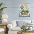 thumbnail image 2 of Stupell Industries Florida Map Palm Trees Black Framed Giclee Art design by Marcus Prime, 30 x 24, 2 of 8