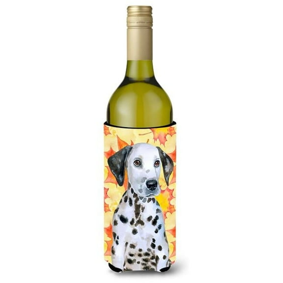 Dalmatian Puppy Fall Wine Bottle Beverge Insulator Hugger