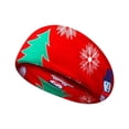 thumbnail image 1 of Xihbxyly Diademas Navideñas con Diseño Floral Bohemio, Bandas Elásticas Antideslizantes, con Motivos de Árbol de Navidad, Muñeco de Nieve y Ciervo, Ideales para Entrenamiento, Vida Cotidiana y Fiesta, 1 of 2