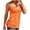 Orange, variant on Ladies 3x Muscle Shirts Women Casual Sleeveless Bandeau Tank Top Loose HTop Summer Casual Holiday Blouse Loose Tanks
