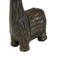 thumbnail image 5 of 9", 7", 6"H Black Metal Llama Sculpture, by DecMode (3 Count), 5 of 9