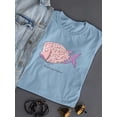 thumbnail image 3 of Perciformes Brainicus T-Shirt Women -Engin Selcuk Designs, Female 3X-Large, 3 of 4