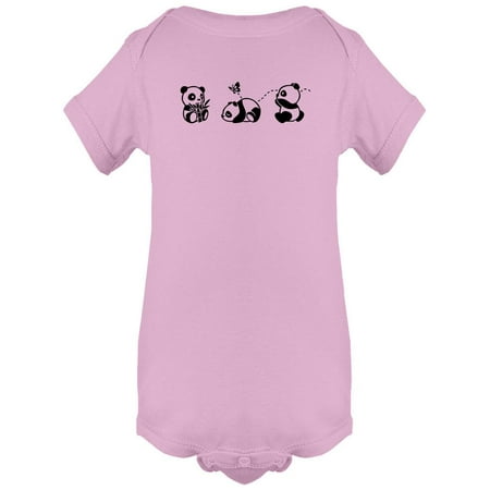 

3 Cute Pandas Bodysuit Infant -Image by Shutterstock Newborn