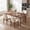Beige, variant on 19.7" W Faux Leather Dining Chairs Set of 2, Modern Upholstered Kitchen Chairs with Solid Wood Legs, Easy Clean, Beige