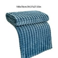 thumbnail image 5 of Fleece Throw Blanket Heavy Weight Soft Warm Decorative Blanket for Living Room Couch Bedroom Home Decor(Dark Blue), 5 of 6