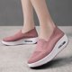 thumbnail image 3 of Sonducket Fly Weave Mujer Mujer Mocasines Zapato Suela Gruesa Slip-On Flats Plataformas Zapatos Transpirable Ahueca Hacia Fuera Zapatos Rosa Type2 NO2, 3 of 6