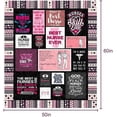 thumbnail image 5 of Nurses Day Gifts Super Soft Nurse Theme Blanket Nurse Appreciation Gifts Presents for Women Female Girl Comfortable Throw Blanket for Bed and Sofa Size 51*60, 5 of 5