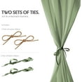 thumbnail image 5 of Silky Touch Chiffon Table Runner With Two Style Ribbon Ties - 10ft. Sage-Green Table Runner, Wedding Table Runner 29 x 120 Inches, Great Runner For Halloween Party, Christmas Event & Elegant Dining, 5 of 5