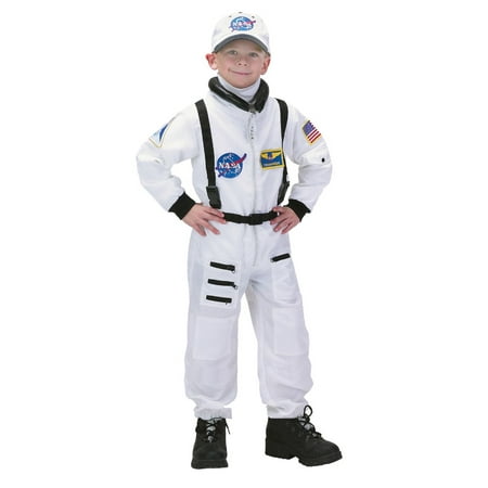 Black and White Astronaut Boy Child Halloween Costume - Medium