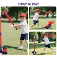 thumbnail image 5 of JUGAAD LIFE 3-in-1 T Ball Set for Kids, Adjustable Height Baseball Set with 6 Balls, Tee Ball Set for Age 3 to 6 Years Old, Indoor/Outdoor Backyard Sport Gifts for Boys & Girls, 5 of 8