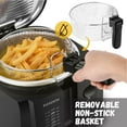 Deep Fryer with Basket Electric Deep Fat Fryer Cooker with 2 Liter Oil