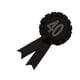 thumbnail image 2 of Cinta Roseta Insignia Glitter 40 Sunnimix Fiesta De Cumpleaños Favor Negro, 2 of 6