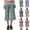 20# Green, variant on Women Striped Fold Over Waist Culottes Low Rise Wide Leg Flowy Cropped Gaucho Capri Pants Casual Yoga Lounge Summer Bottoms Wine M