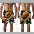 thumbnail image 3 of luoweisi Men's Beach Shorts Quick Dry Swim Trunks with Mesh Lining Snails L, 3 of 5