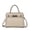 Beige, variant on Genuine Cowhide Leather Handbag, Lychee Pattern, Square Shape, Commute & Fashion, Shoulder & Crossbody, Business Style Women's Bag