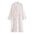 thumbnail image 4 of Womens Bath Robe Kimono Printed Weave Loungewear Sleepwear for Women,Red,L, 4 of 4