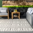 thumbnail image 5 of nuLOOM Outdoor Tribal Gretchen Area Rug, 5' x 8', Gretchen Light Grey, 5 of 6