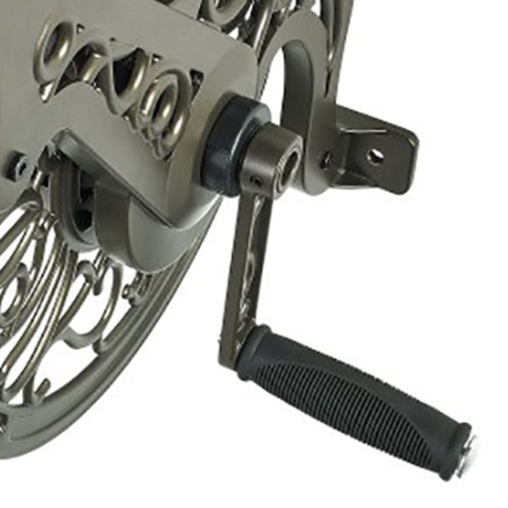 Liberty Garden Wall Mounted Heavy Gauge Aluminum Hanging Hose Reel with Guide