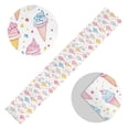 thumbnail image 5 of Yayeee Table Runner 70 inches Long for Home Kitchen Rectangle Dining Table Holiday Party Decoration, Colorful Ice Cream Pattern, 5 of 7