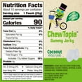 thumbnail image 5 of Amos Coconut Gummy Jerky, ChewTopia Vegan Chewy Fruit Snacks, 8.47oz, 5 of 8