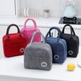 thumbnail image 6 of Lunch Bag 2 Bento with Insulated Aluminum Foil for Portable Heat Retention and Thickened Ice Pack Thermal Tote for Everyday Meals, 6 of 6